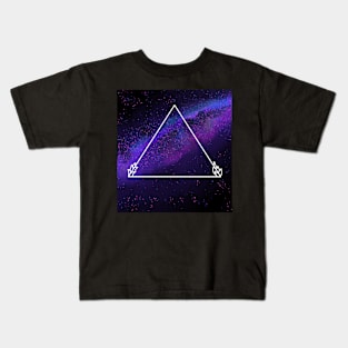 Galaxy triangle Kids T-Shirt